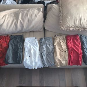 7 Union Cargo Shorts 38’ Like New